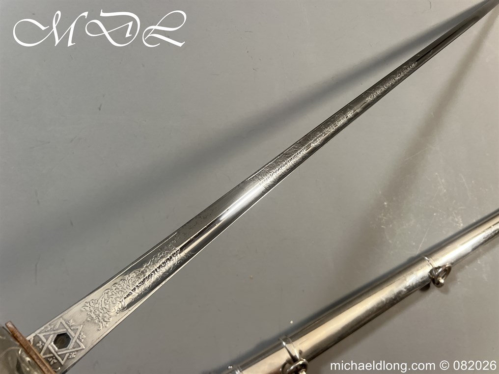 British George 5th 1912 Officers Sword by Wilkinson - Image 14