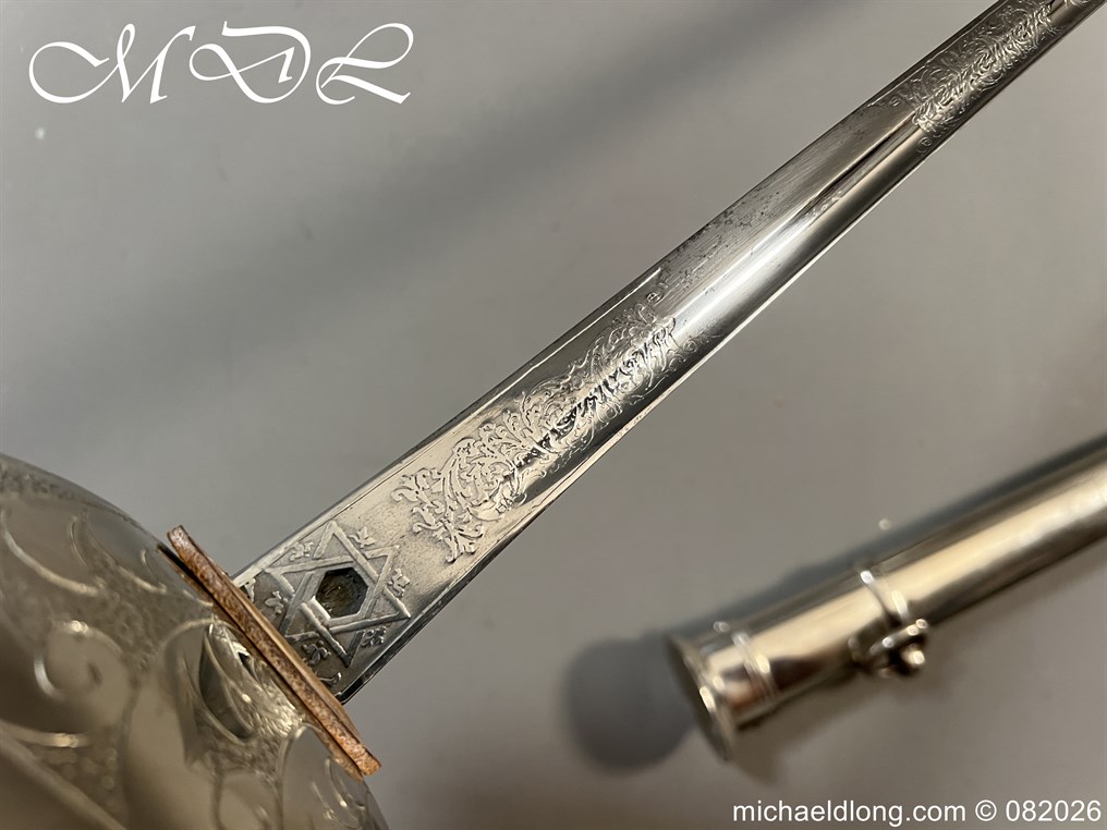British George 5th 1912 Officers Sword by Wilkinson - Image 13