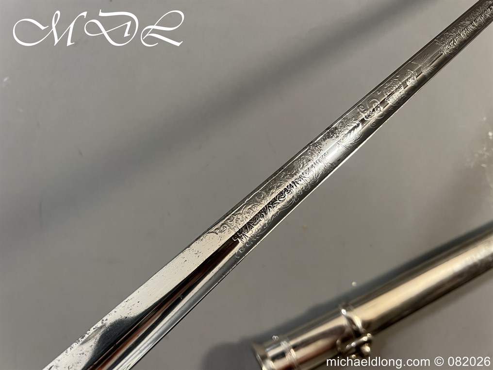 British George 5th 1912 Officers Sword by Wilkinson - Image 12