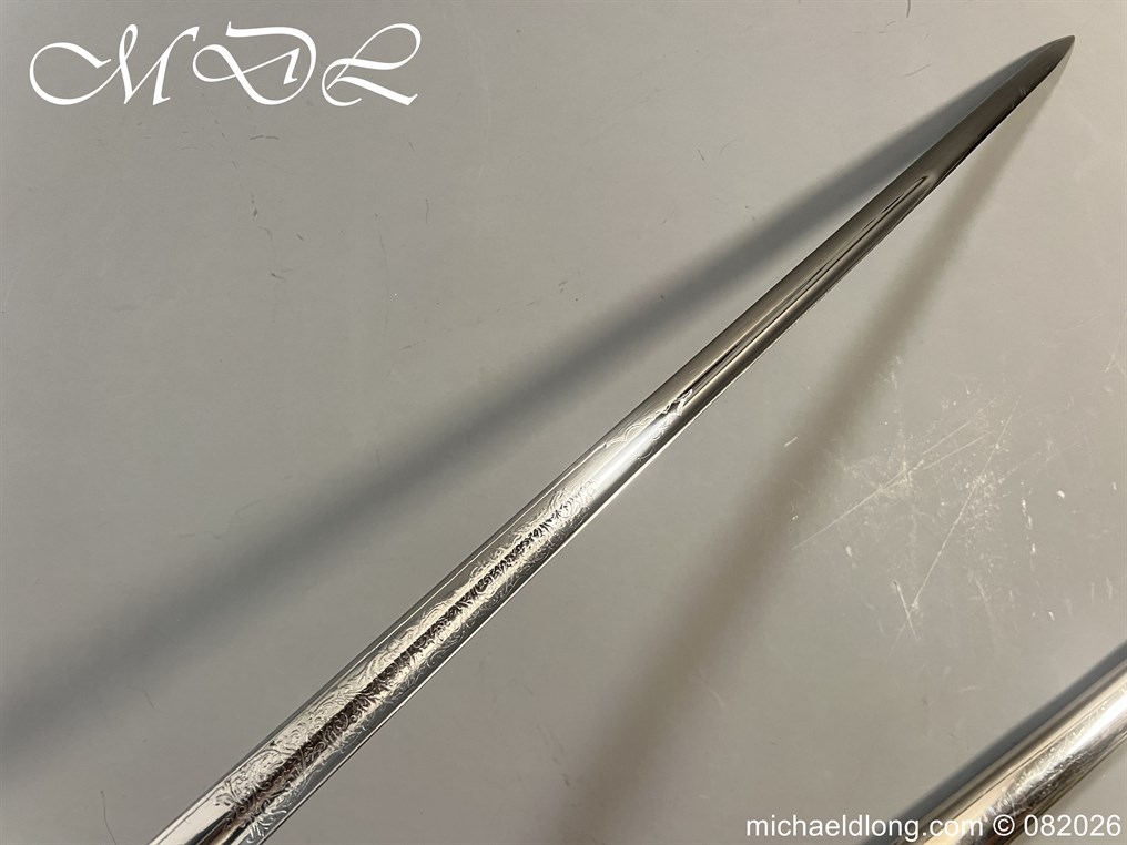 British George 5th 1912 Officers Sword by Wilkinson - Image 11