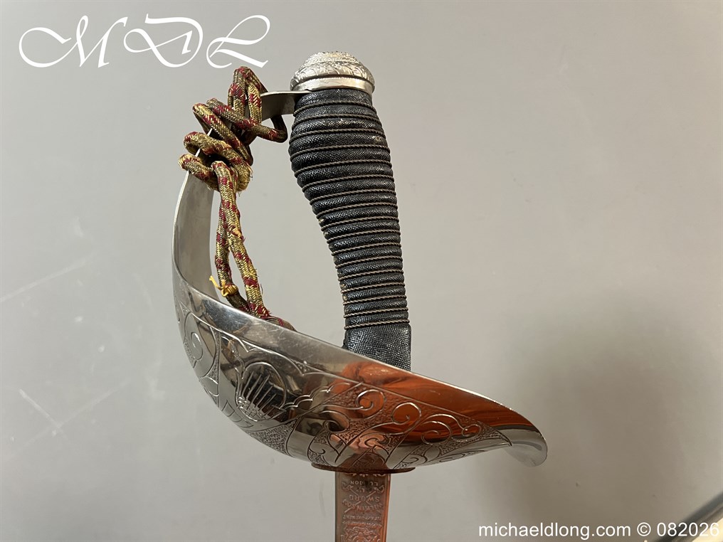 British George 5th 1912 Officers Sword by Wilkinson - Image 9