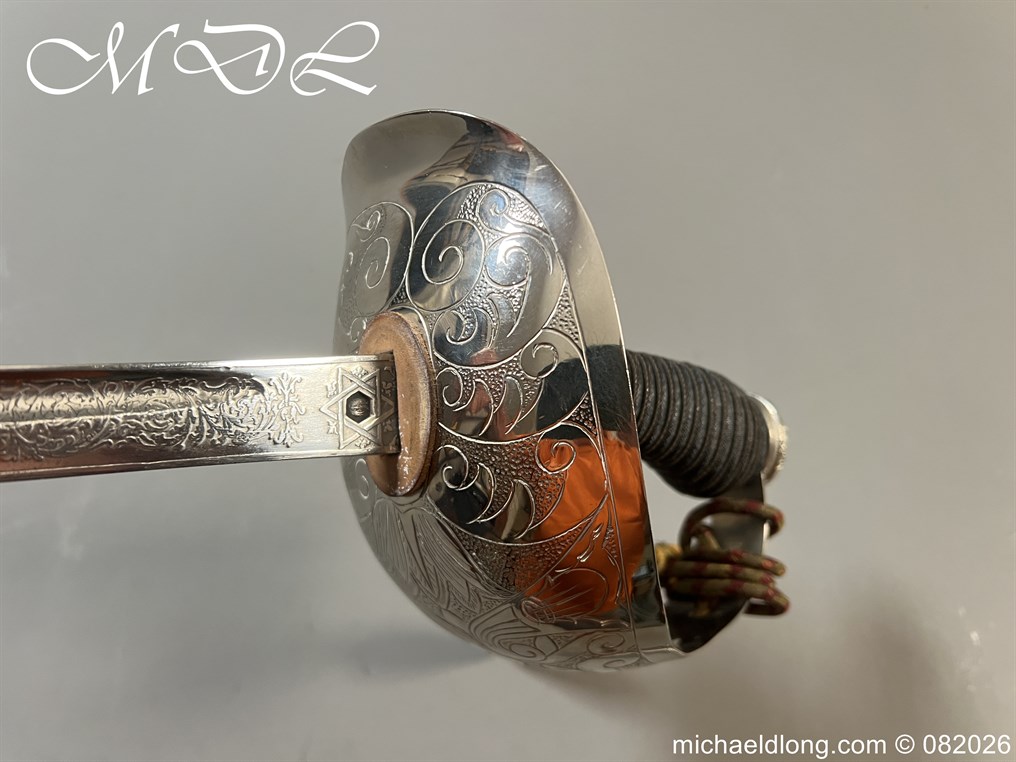 British George 5th 1912 Officers Sword by Wilkinson - Image 4