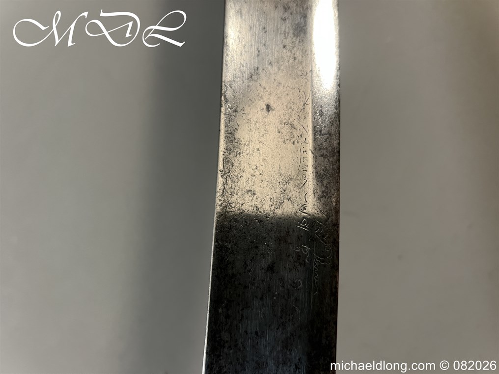 Loyal Greenwich Volunteers Officer’s Sword - Image 22