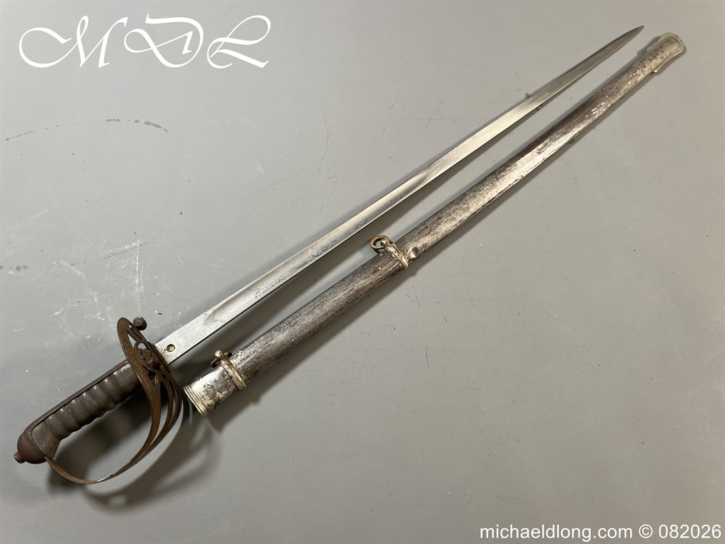 British WW1 5th Royal Irish Rifles Sword Memorial Sword