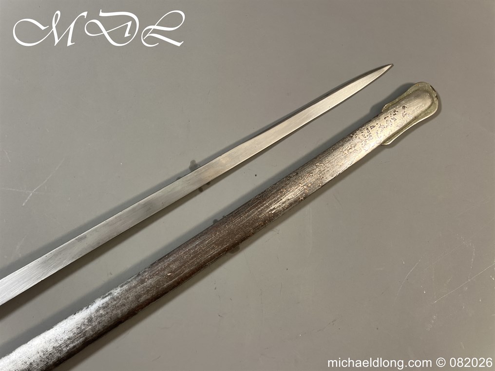 British WW1 5th Royal Irish Rifles Sword Memorial Sword - Image 32