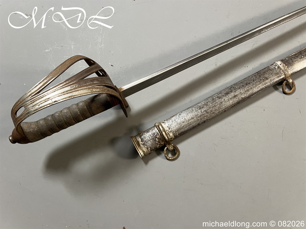 British WW1 5th Royal Irish Rifles Sword Memorial Sword - Image 30