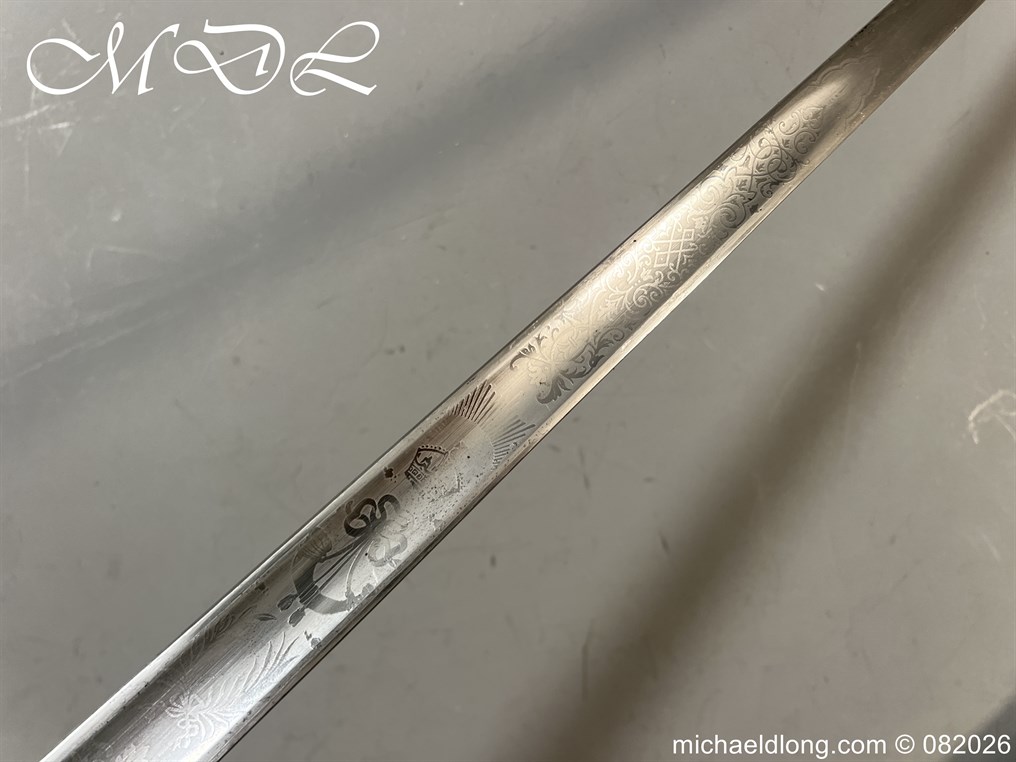British WW1 5th Royal Irish Rifles Sword Memorial Sword - Image 23
