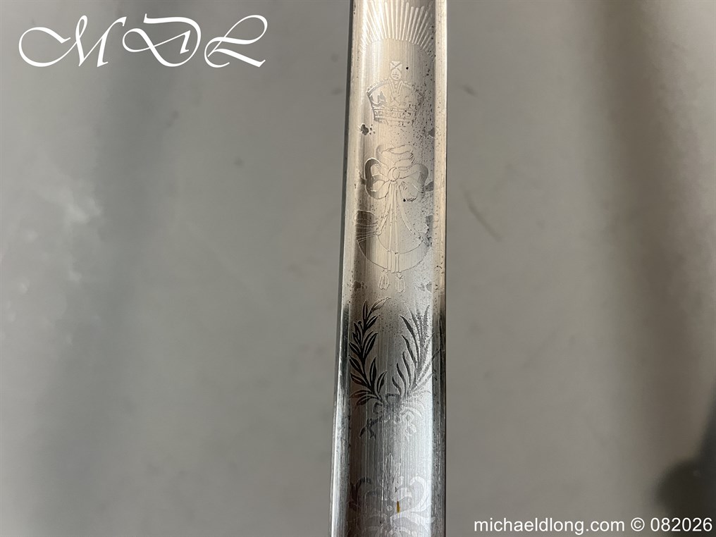 British WW1 5th Royal Irish Rifles Sword Memorial Sword - Image 21