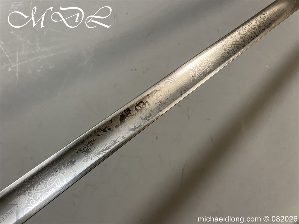 British WW1 5th Royal Irish Rifles Sword Memorial Sword - Image 19
