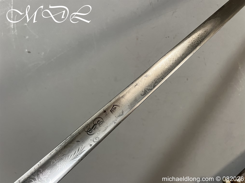 British WW1 5th Royal Irish Rifles Sword Memorial Sword - Image 15