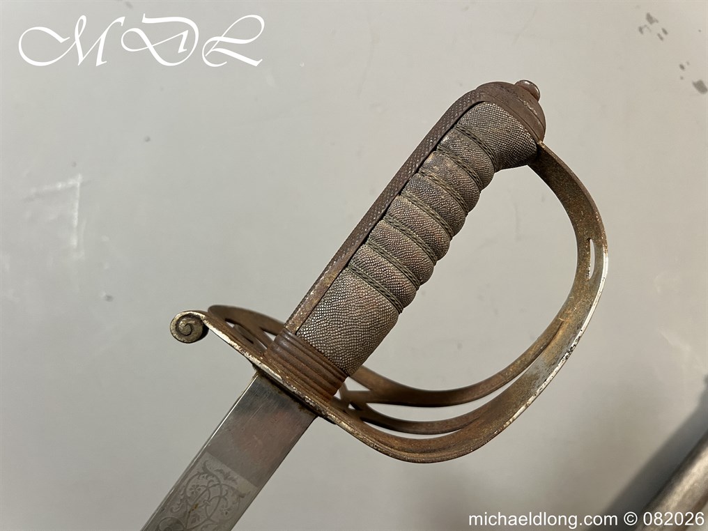 British WW1 5th Royal Irish Rifles Sword Memorial Sword - Image 8