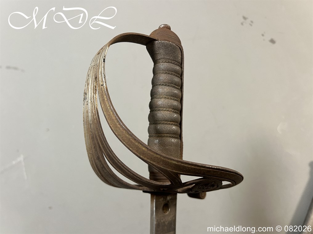 British WW1 5th Royal Irish Rifles Sword Memorial Sword - Image 6