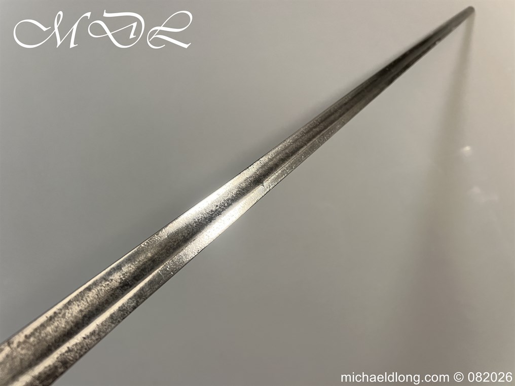 English Infantry Officers Sword c 1770 - Image 21