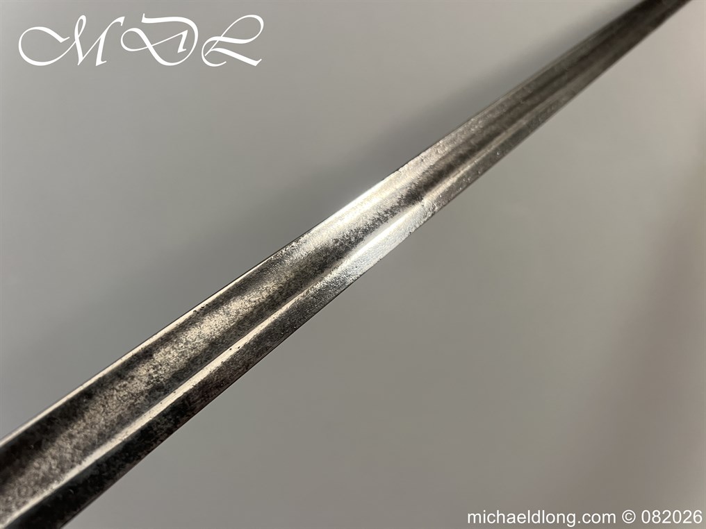 English Infantry Officers Sword c 1770 - Image 20