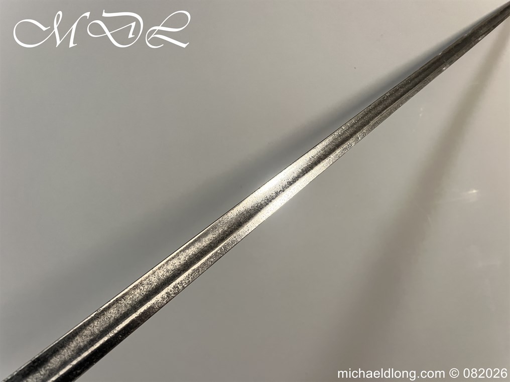 English Infantry Officers Sword c 1770 - Image 19