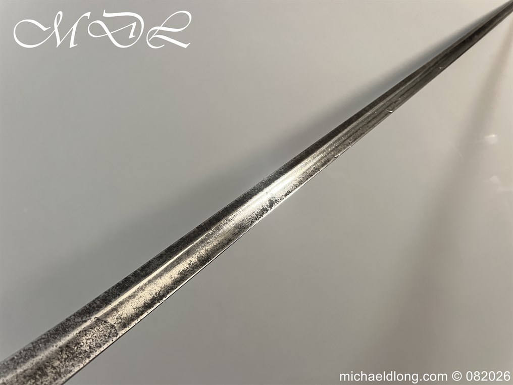 English Infantry Officers Sword c 1770 - Image 18