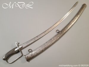1788 British Light Cavalry Sword by Woolley