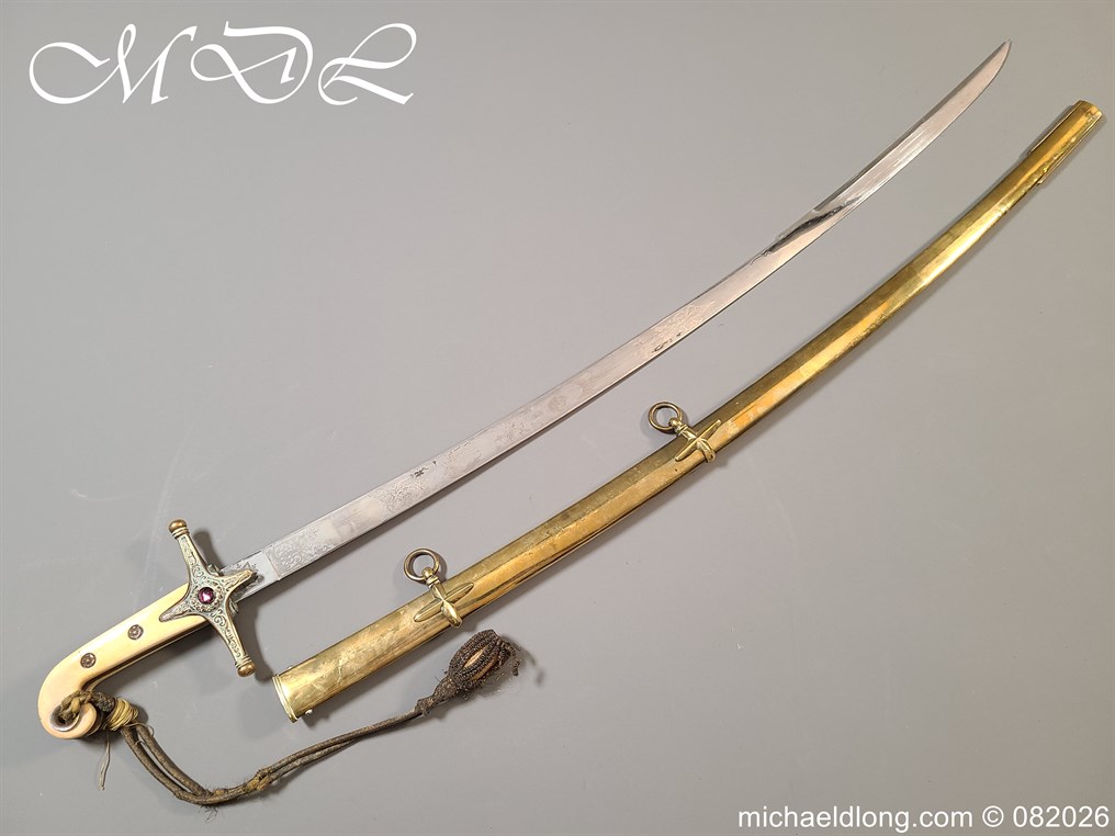 Indian General Officers Edward 7th Mameluke Sword