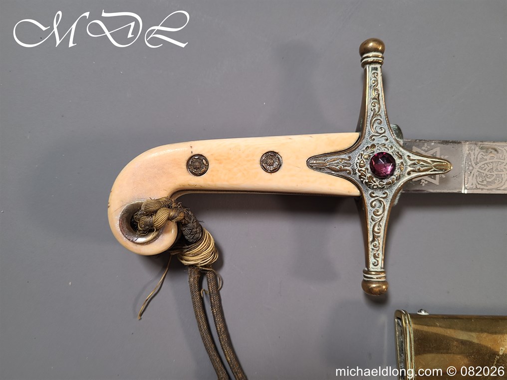 Indian General Officers Edward 7th Mameluke Sword - Image 23
