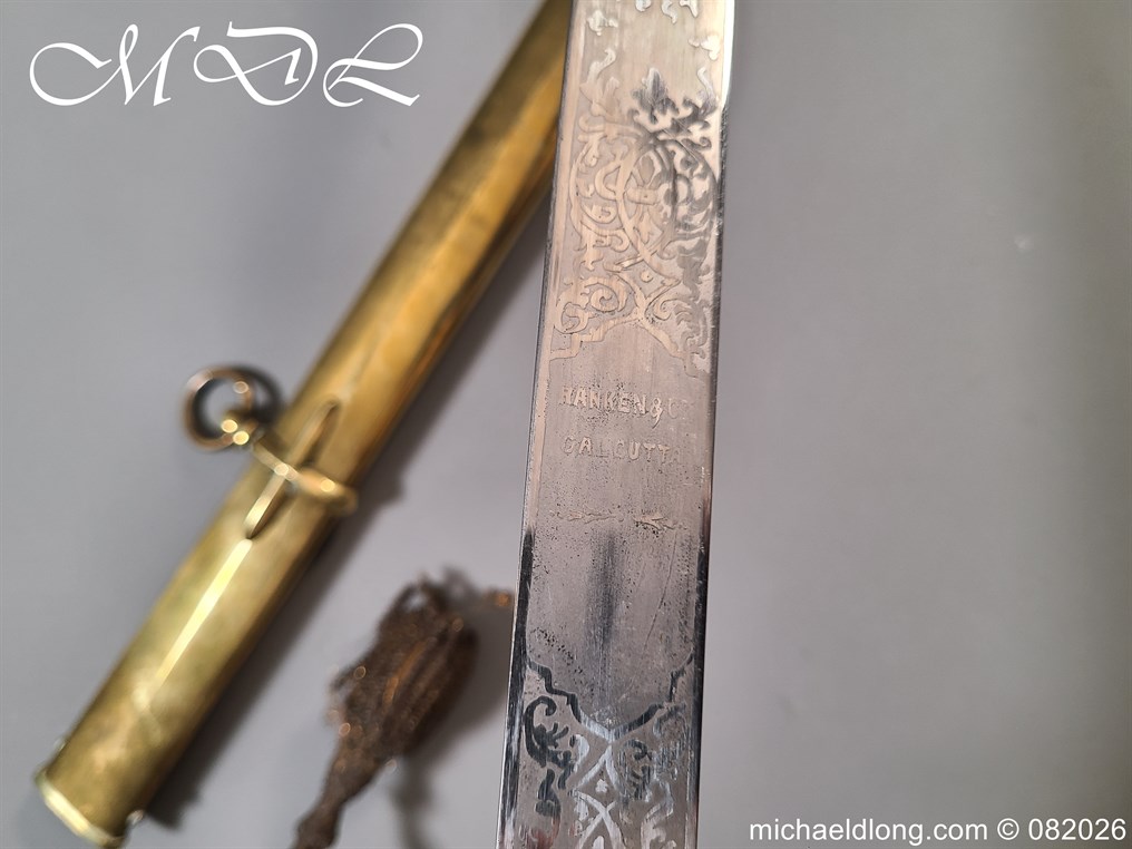 Indian General Officers Edward 7th Mameluke Sword - Image 20