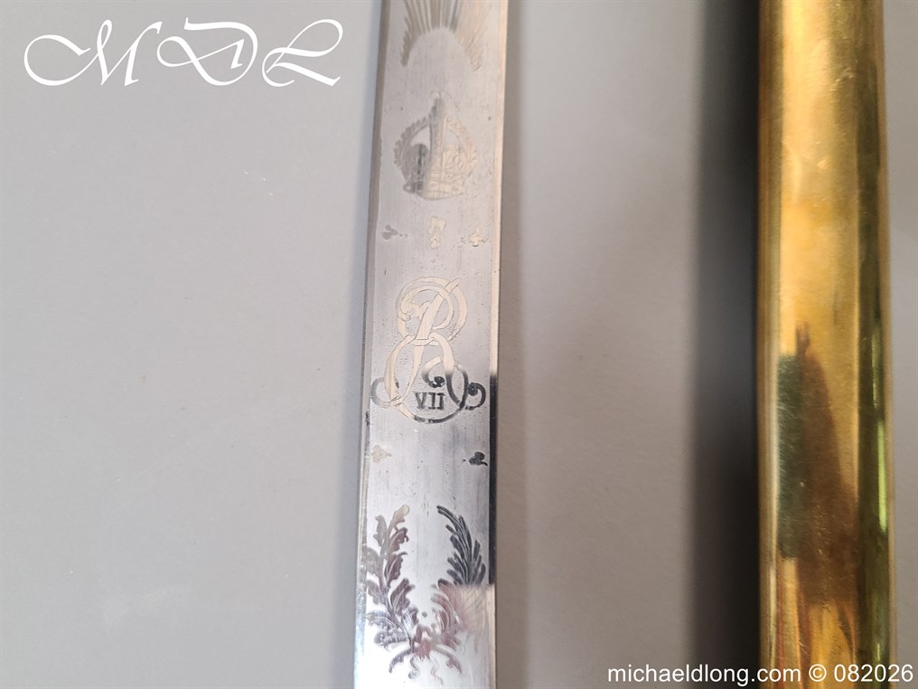 Indian General Officers Edward 7th Mameluke Sword - Image 12