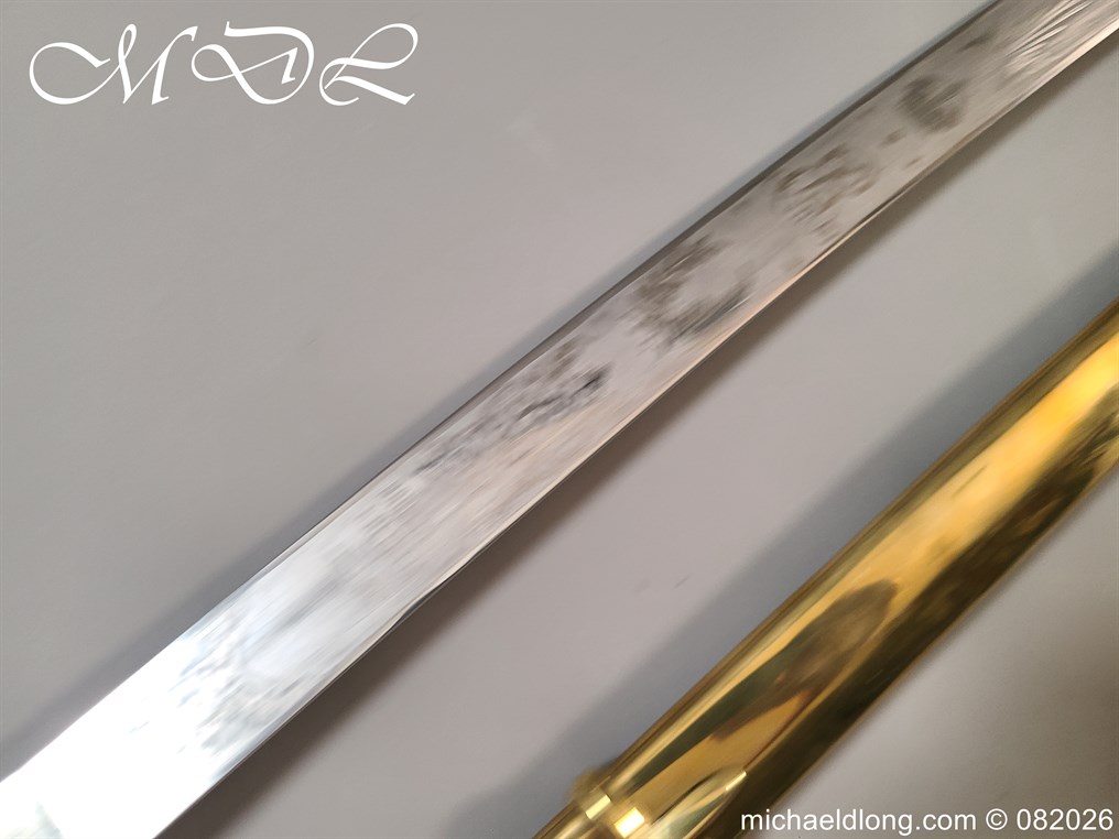 Indian General Officers Edward 7th Mameluke Sword - Image 11