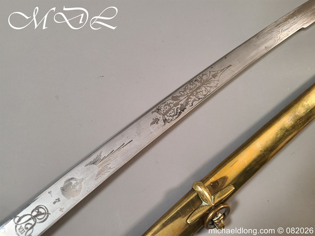 Indian General Officers Edward 7th Mameluke Sword - Image 10