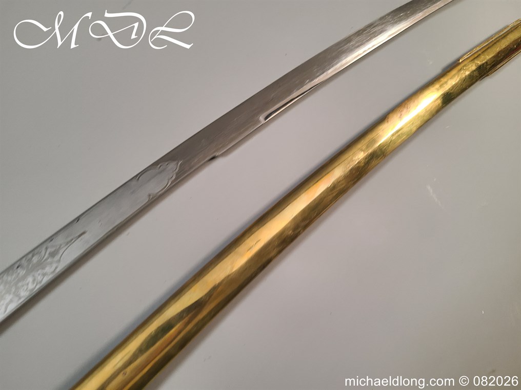 Indian General Officers Edward 7th Mameluke Sword - Image 9
