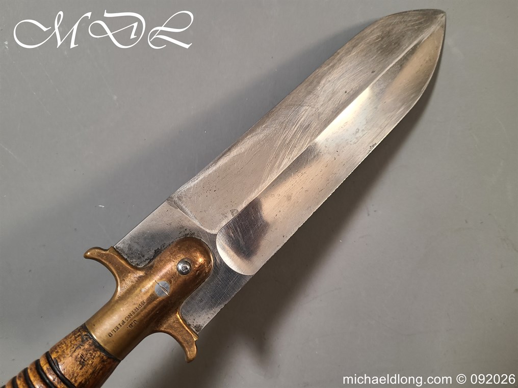 US Army Model 1880 Springfield Hunting Knife - Image 10