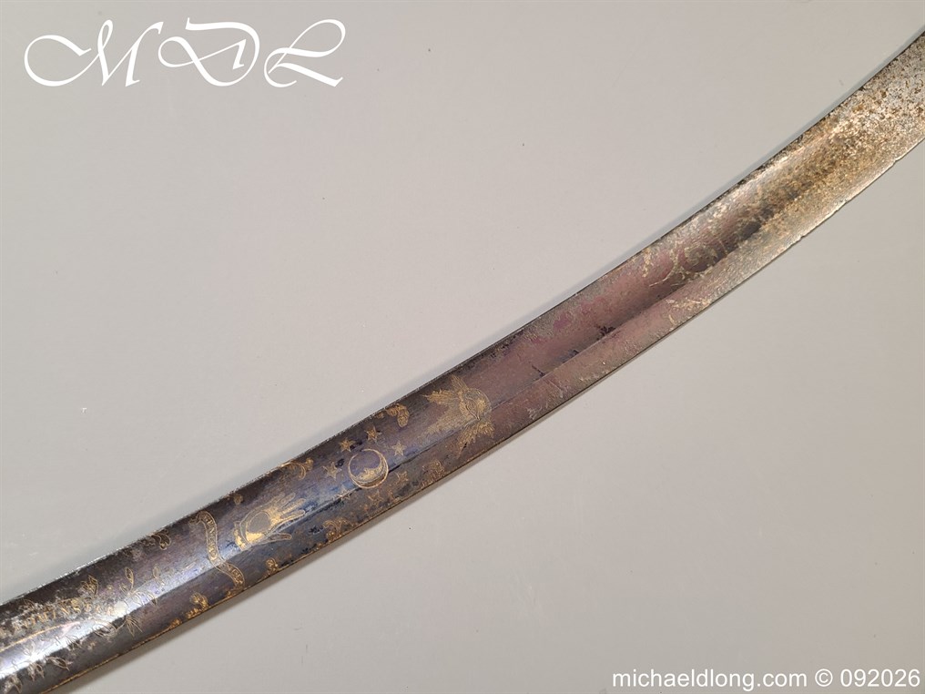 English 1796 blue and Gilt Lord Hills No1 Leominster Masonic Sword - Image 38