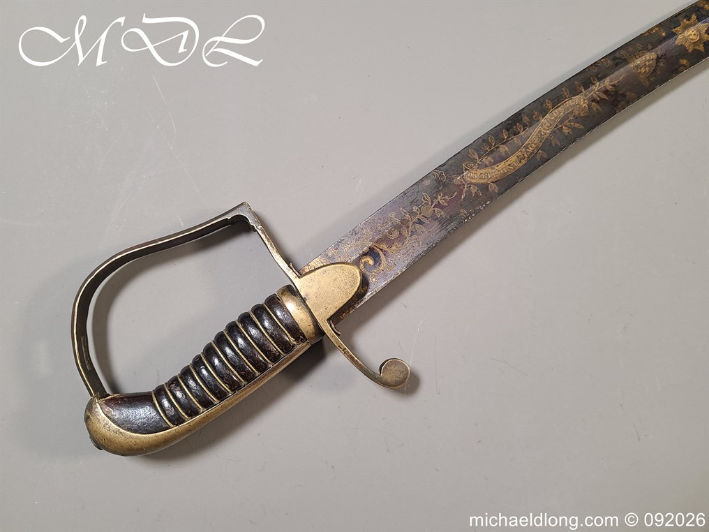 English 1796 blue and Gilt Lord Hills No1 Leominster Masonic Sword - Image 35