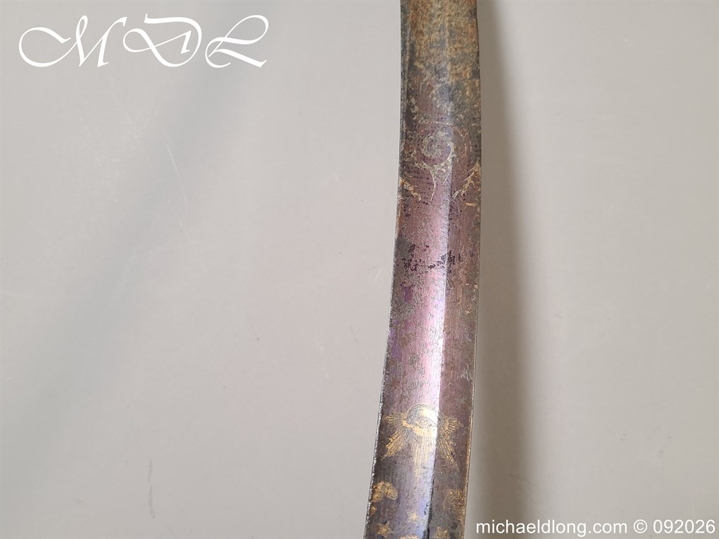 English 1796 blue and Gilt Lord Hills No1 Leominster Masonic Sword - Image 25