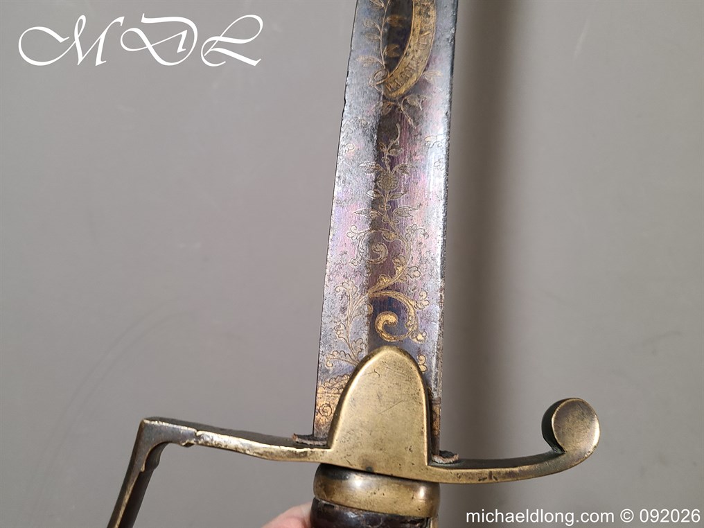English 1796 blue and Gilt Lord Hills No1 Leominster Masonic Sword - Image 21
