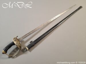 Prussian M89 Officers 13th King's Uhlan Regiment 1st Hanoverian No. 13 Sword