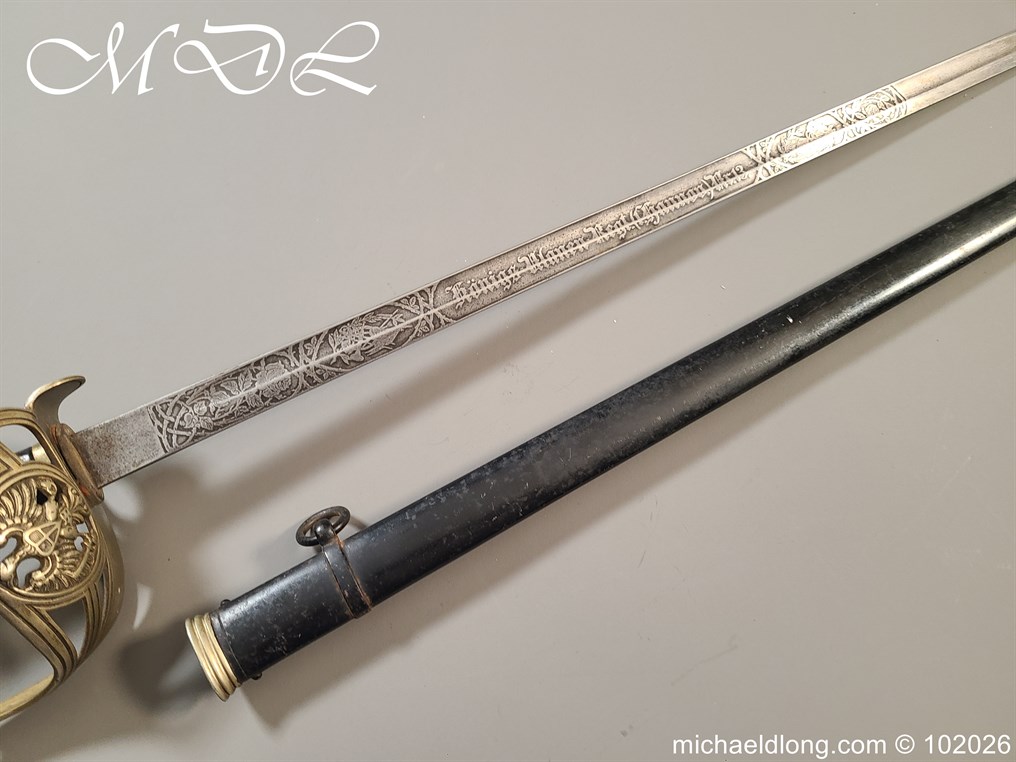 Prussian M89 Officers 13th King's Uhlan Regiment 1st Hanoverian No. 13 Sword - Image 33