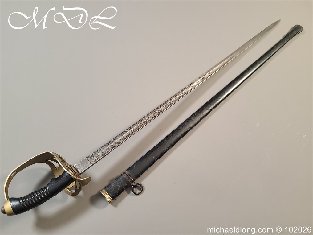 Prussian M89 Officers 13th King's Uhlan Regiment 1st Hanoverian No. 13 Sword - Image 31