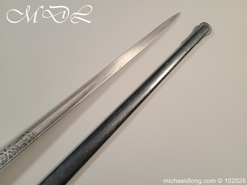 Prussian M89 Officers 13th King's Uhlan Regiment 1st Hanoverian No. 13 Sword - Image 28