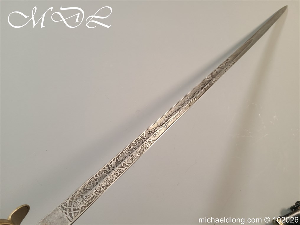 Prussian M89 Officers 13th King's Uhlan Regiment 1st Hanoverian No. 13 Sword - Image 25