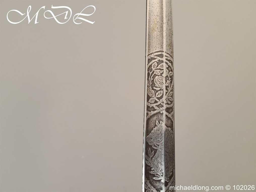 Prussian M89 Officers 13th King's Uhlan Regiment 1st Hanoverian No. 13 Sword - Image 20