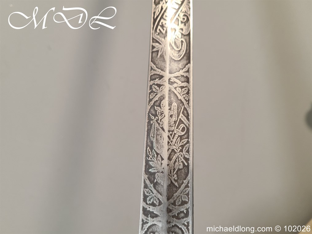 Prussian M89 Officers 13th King's Uhlan Regiment 1st Hanoverian No. 13 Sword - Image 16