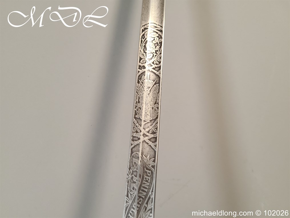 Prussian M89 Officers 13th King's Uhlan Regiment 1st Hanoverian No. 13 Sword - Image 14
