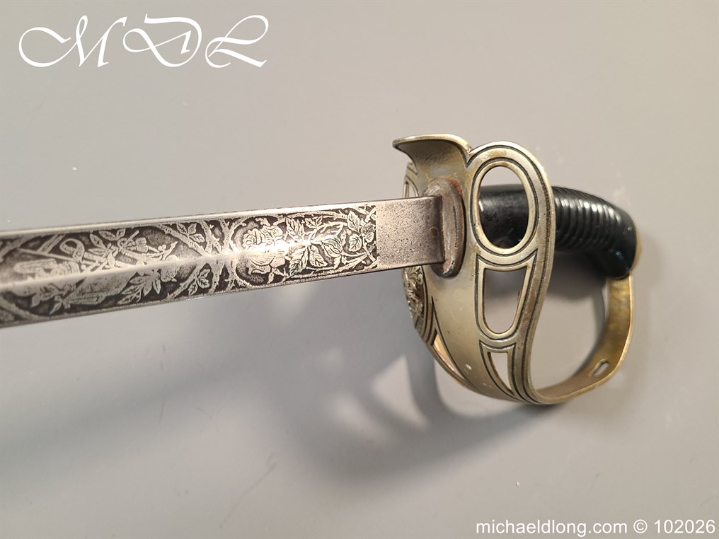 Prussian M89 Officers 13th King's Uhlan Regiment 1st Hanoverian No. 13 Sword - Image 11