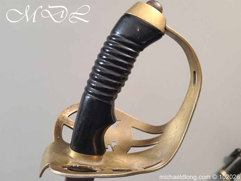 Prussian M89 Officers 13th King's Uhlan Regiment 1st Hanoverian No. 13 Sword - Image 7