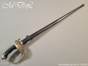 Prussian M89 Officers 13th King's Uhlan Regiment 1st Hanoverian No. 13 Sword