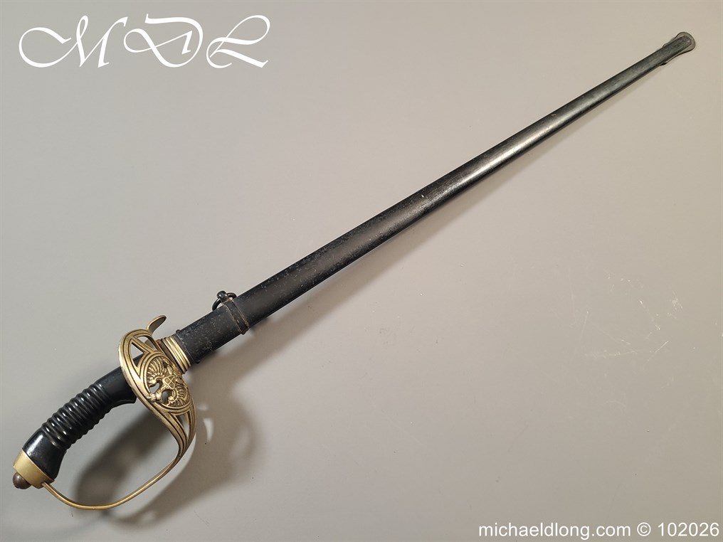 Prussian M89 Officers 13th King's Uhlan Regiment 1st Hanoverian No. 13 Sword
