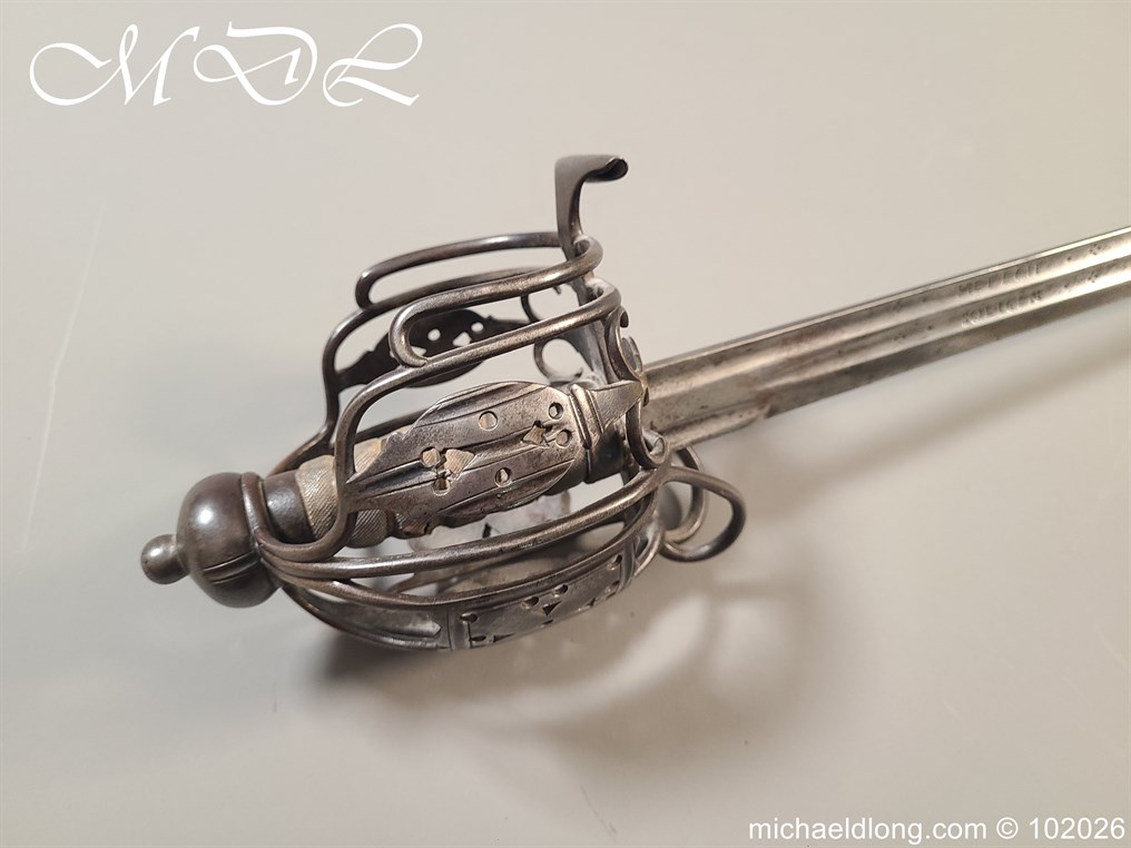 Scottish c 1780 Back Sword - Image 2