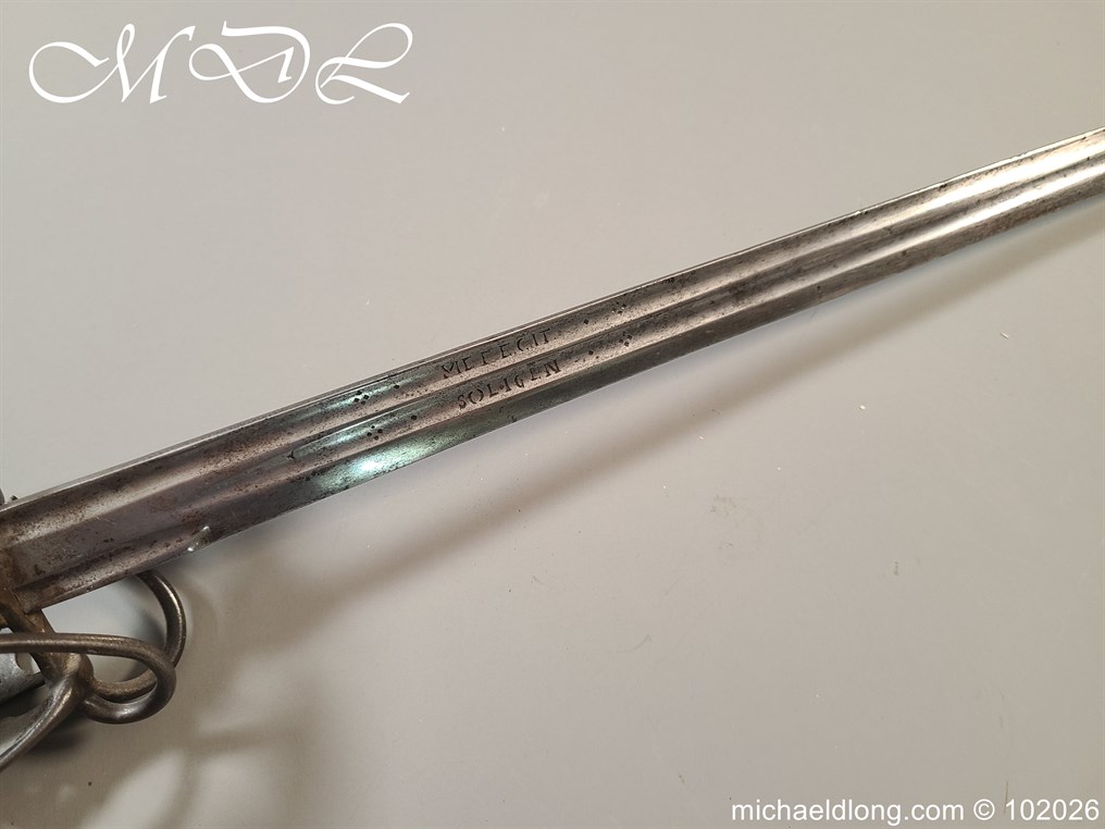Scottish c 1780 Back Sword - Image 24