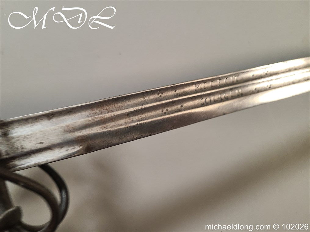 Scottish c 1780 Back Sword - Image 18