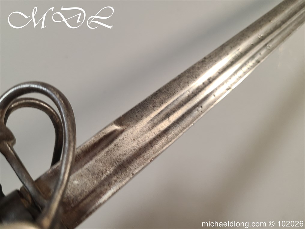 Scottish c 1780 Back Sword - Image 14