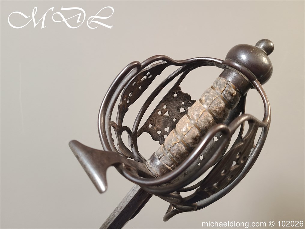 Scottish c 1780 Back Sword - Image 7